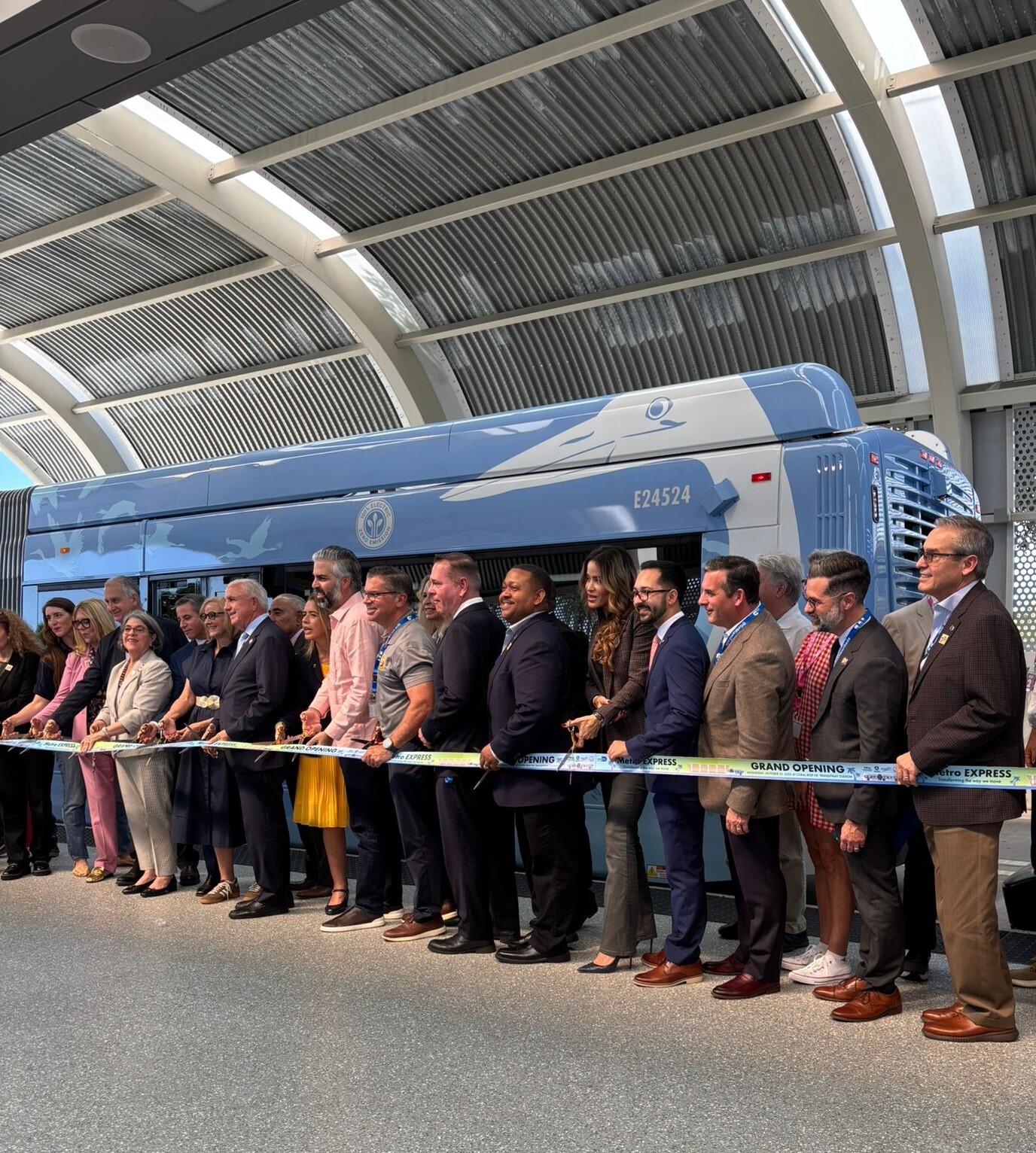 BRT Transportation Grand Opening (ribbon cutting)