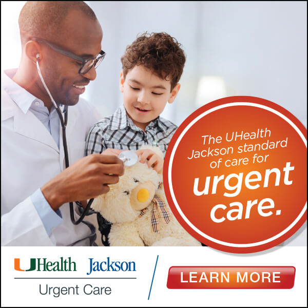 UHealth Jackson Urgent Care Ad