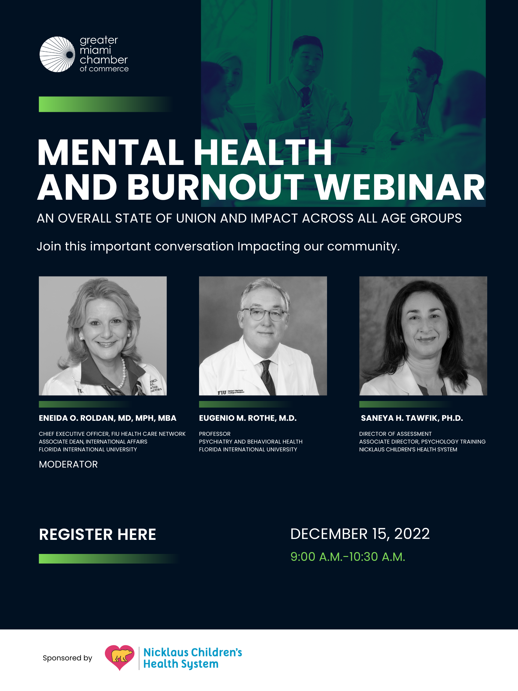 Webinar Mental Health and Burnout